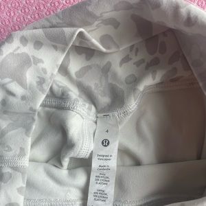 Lululemon - size 4, length 25, high rise, leggings, Color (Cheetah Camo)